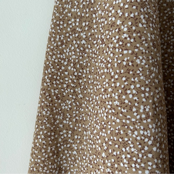 Vintage floral print midi skirt - Picture 3 of 4